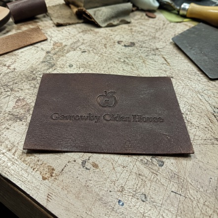 Customized leather patches for bag makers and leatherworkers