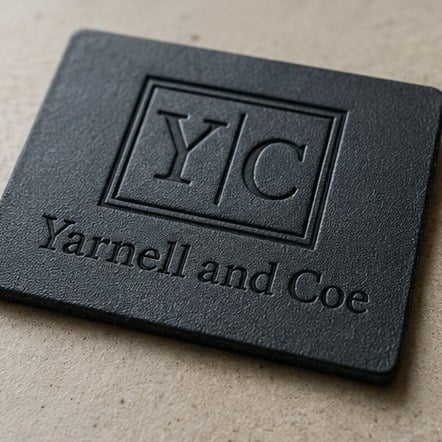 Debossed Leather Patches