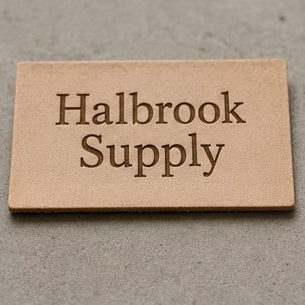 Engraved Leather Patches